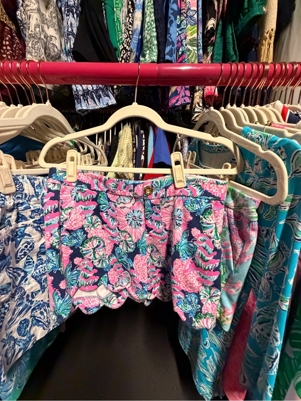 Lilly Pulitzer Buttercup Knit Shorts - Oyster Bay Navy - 0